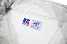 画像4: Used Russell Athletic Blank Quarter Zip Sweat Shirt Ash made in USA (4)