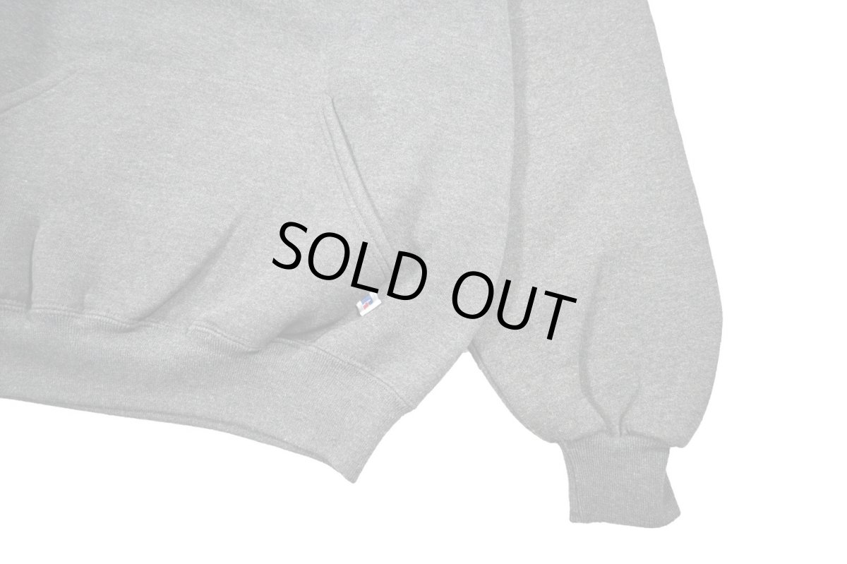 画像3: Deadstock Russell Athletic Blank Sweat Hoodie Charcoal made in USA (3)