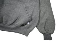 画像3: Deadstock Russell Athletic Blank Sweat Hoodie Charcoal made in USA (3)