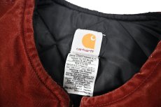 画像5: Used Carhartt Duck Vest Clay made in USA (5)