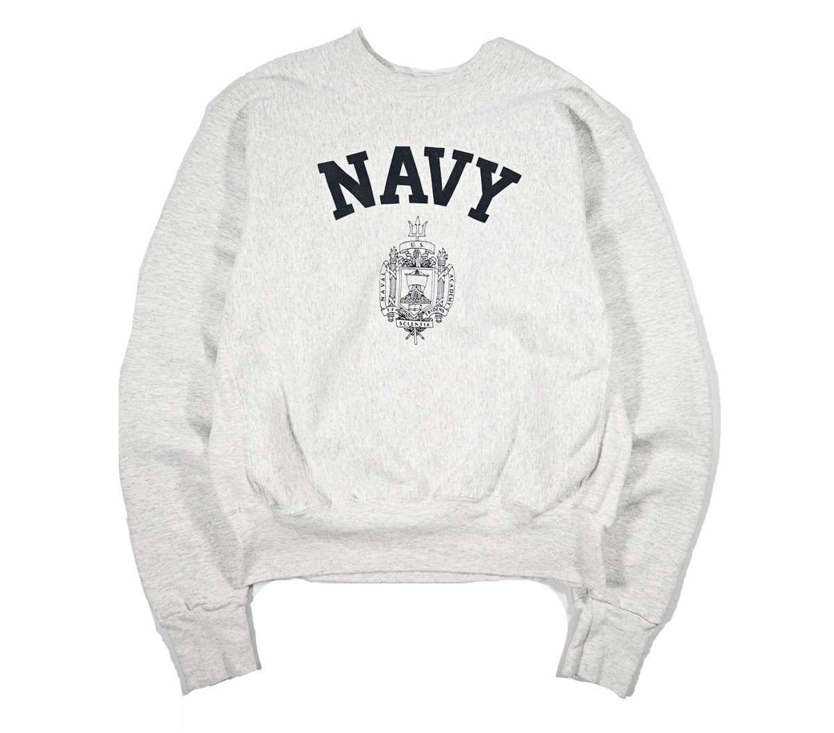 画像1: Used Us Navy Sweat Shirt (1)