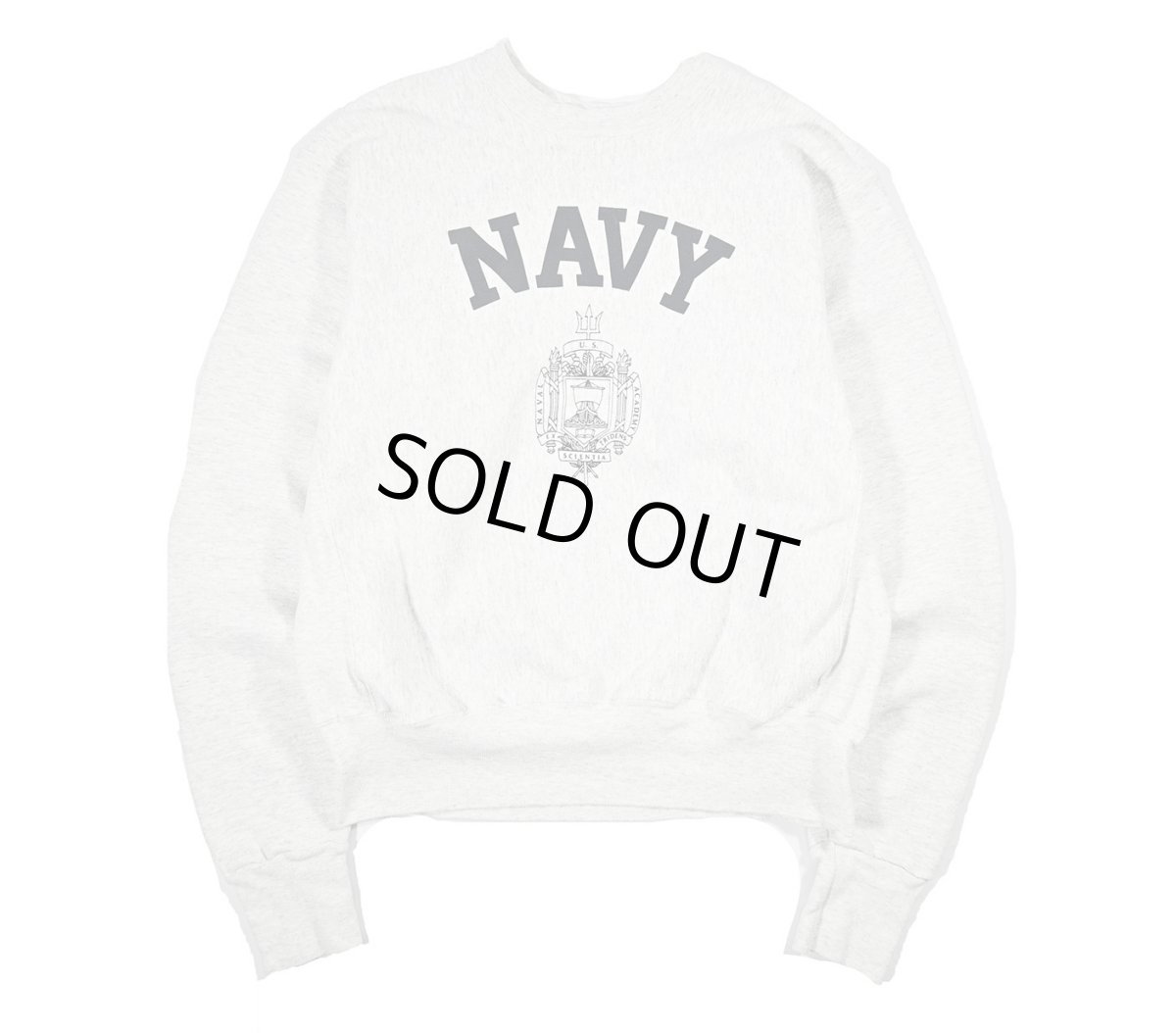 画像1: Used Us Navy Sweat Shirt (1)