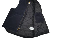 画像5: Used Carhartt Duck Vest Navy (5)