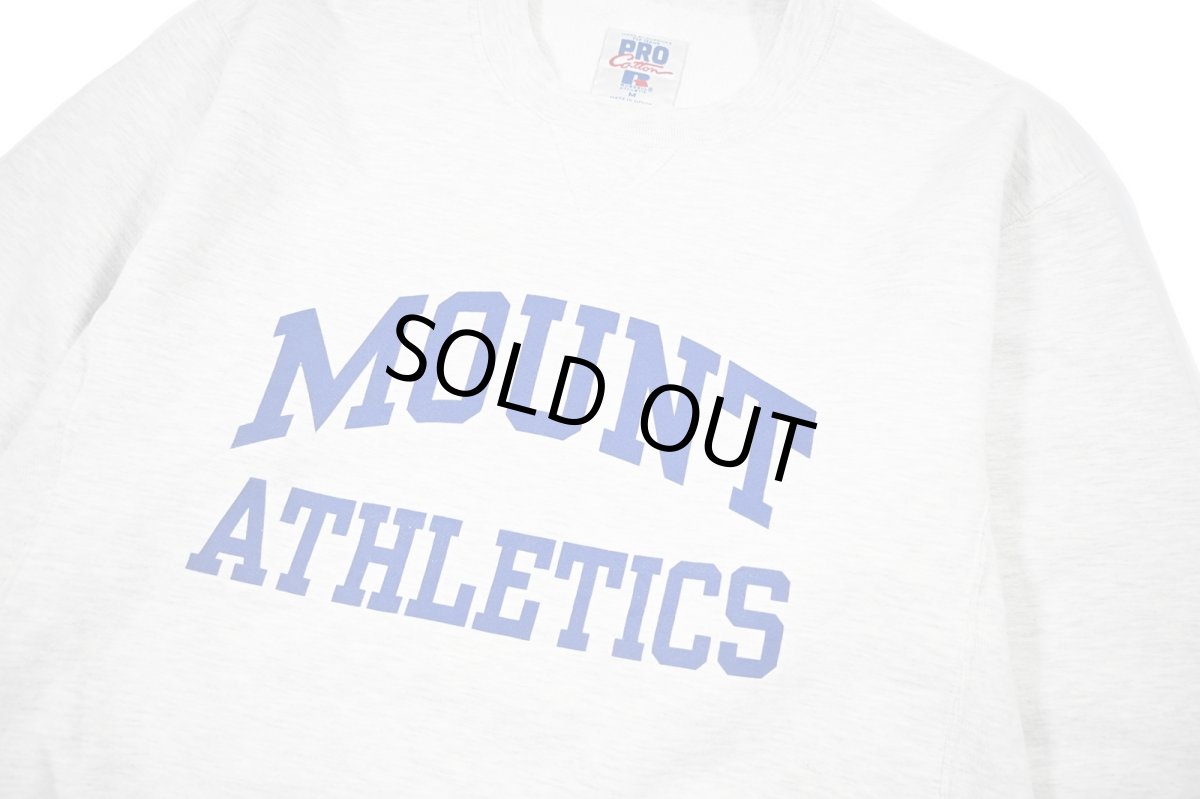 画像2: Used Russell Athletic Sweat Shirt "Mount Athletics" 両面プリント (2)