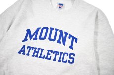 画像2: Used Russell Athletic Sweat Shirt "Mount Athletics" 両面プリント (2)