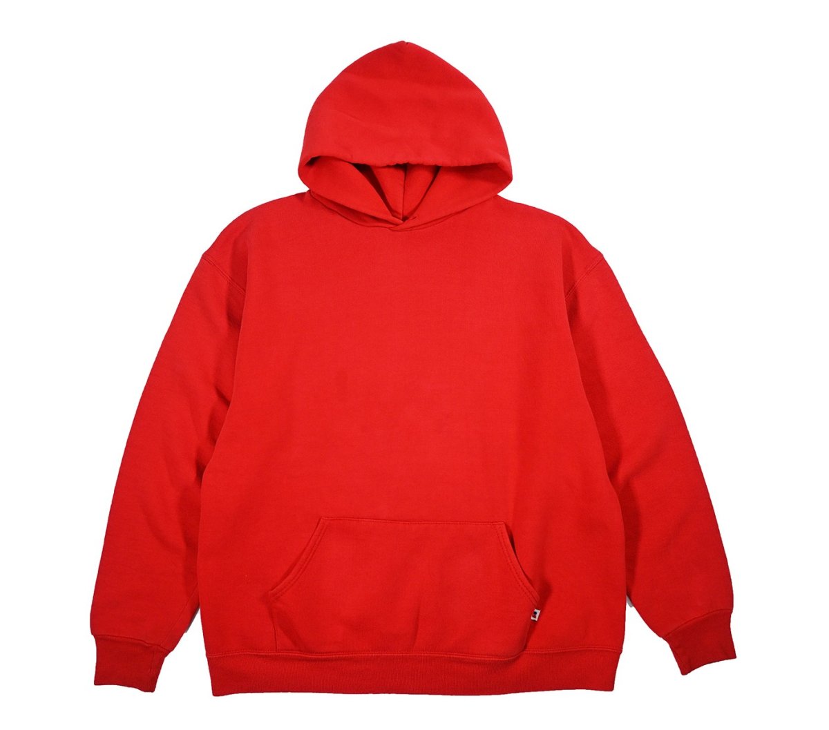 画像1: Used Russell Athletic Blank Sweat Hoodie Red made in USA (1)