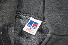 画像4: Used Russell Athletic Blank Zip Sweat Hoodie Charcoal (4)