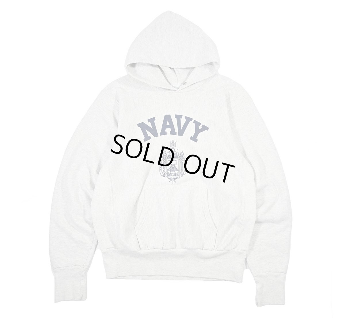 画像1: Used Us Navy Sweat Hoodie (1)