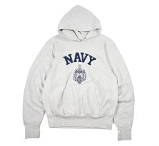 画像1: Used Us Navy Sweat Hoodie (1)