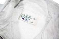 画像4: Used Russell Athletic×L.L.Bean  Blank Full Zip Sweat Shirt Ash made in USA (4)