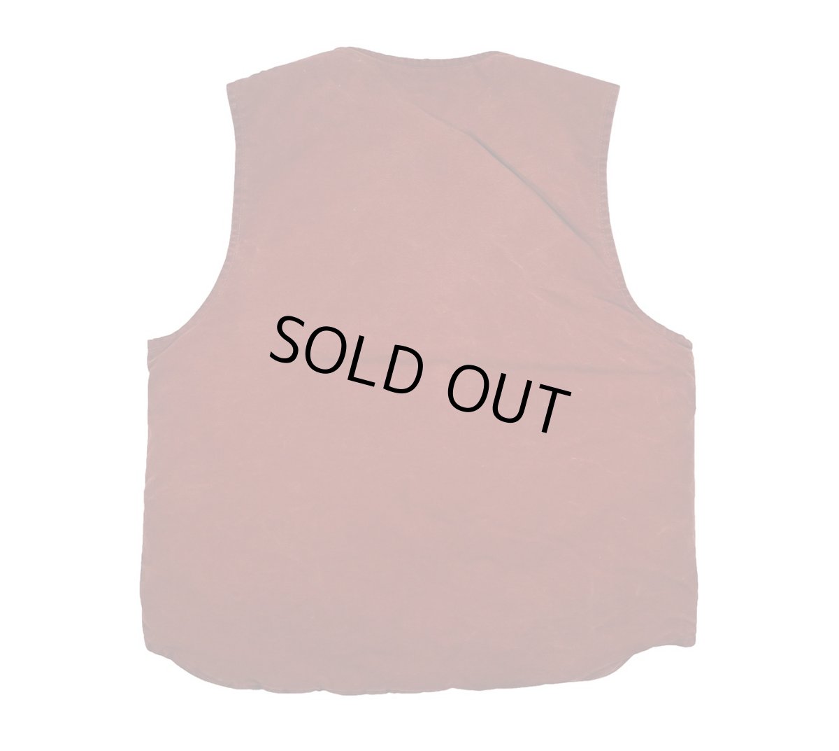 画像2: Used Carhartt Duck Vest Clay made in USA (2)