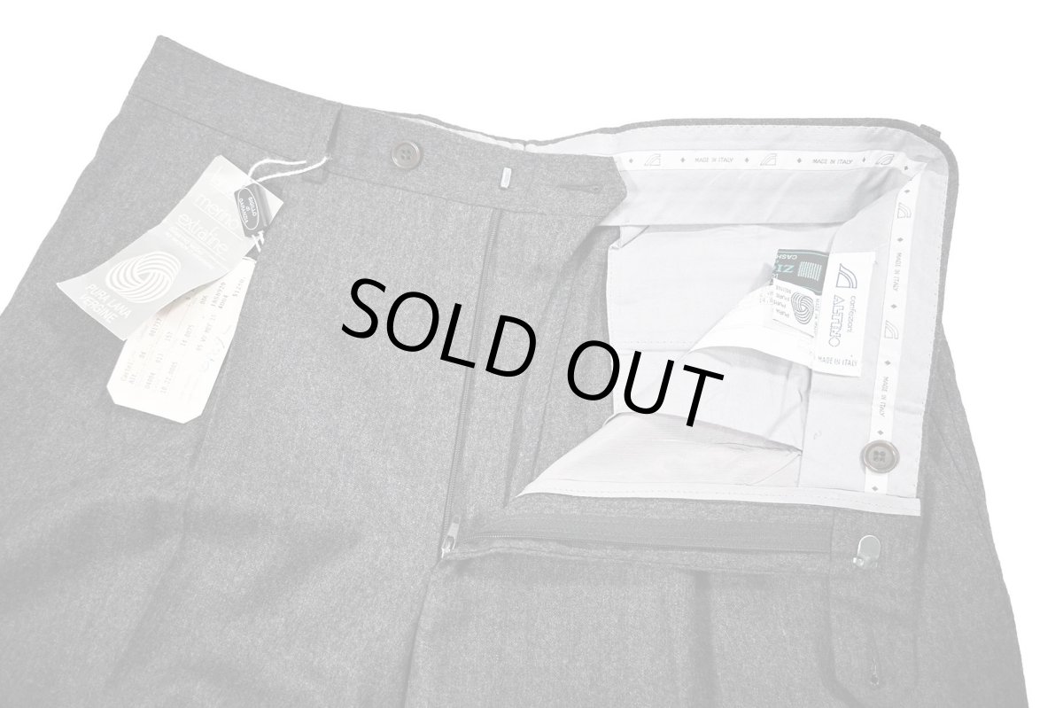 画像5: Deadstock Confezioni Altino Pleated Slacks made in Italy (5)