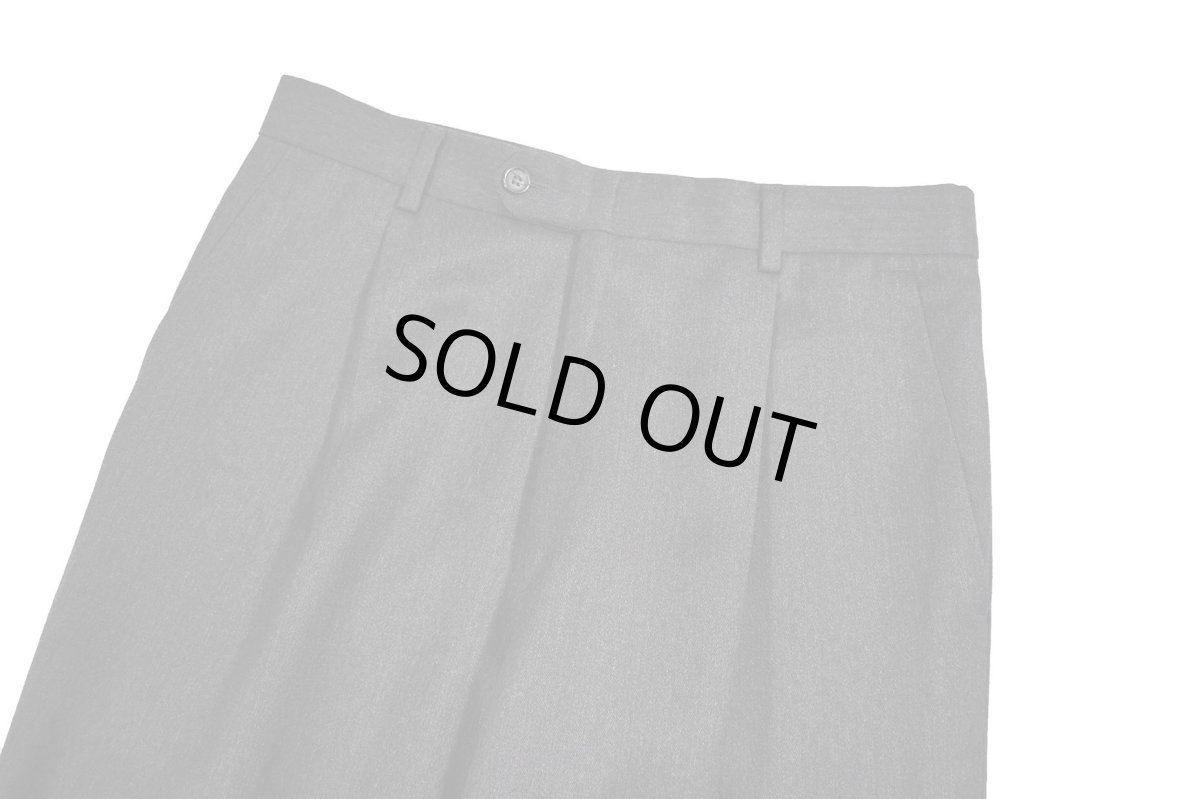 画像2: Used Wool Pleated Slacks (2)