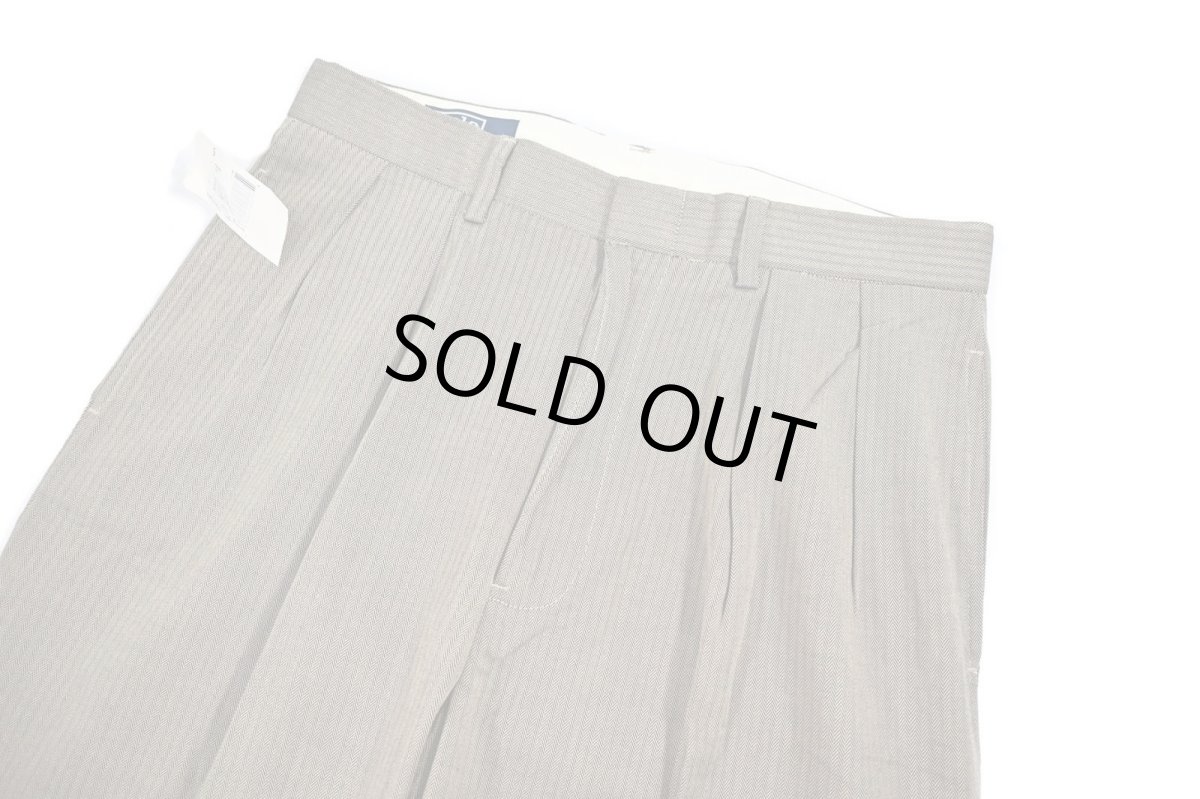 画像2: Deadstock Polo Ralph Lauren Pleated Slacks (2)