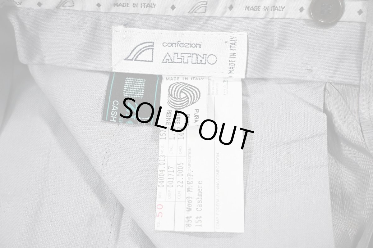 画像6: Deadstock Confezioni Altino Pleated Slacks made in Italy (6)