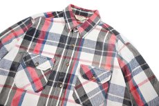画像3: Used Frostproof Bleached Heavy Flannel Shirt made in USA (3)