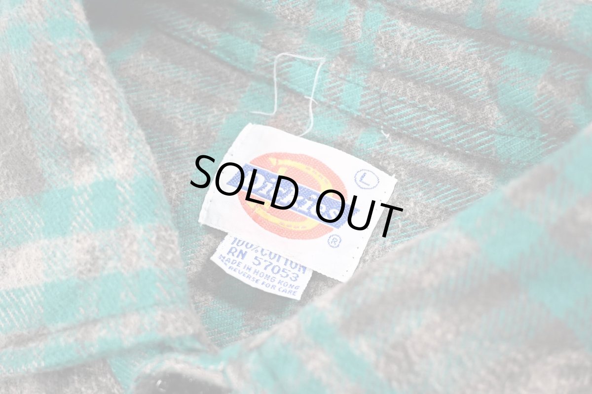 画像5: Used Dickies Bleached Heavy Flannel Shirt (5)
