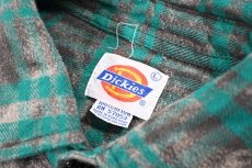 画像5: Used Dickies Bleached Heavy Flannel Shirt (5)