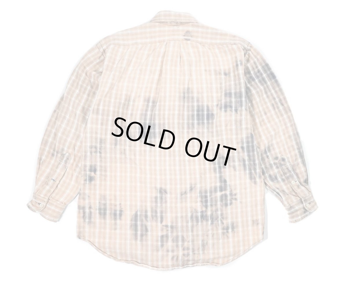 画像2: Used Ralph Lauren Bleached Heavy Flannel Shirt "Blaire" (2)