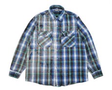 画像1: Used Five Brothers Bleached Heavy Flannel Shirt (1)