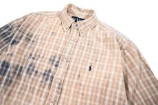 画像3: Used Ralph Lauren Bleached Heavy Flannel Shirt "Blaire" (3)