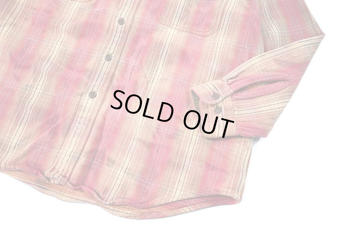 画像4: Used St John's Bay Bleached Heavy Flannel Shirt (4)