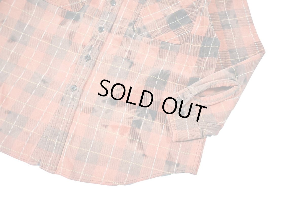 画像4: Used St John's Bay Bleached Heavy Flannel Shirt (4)