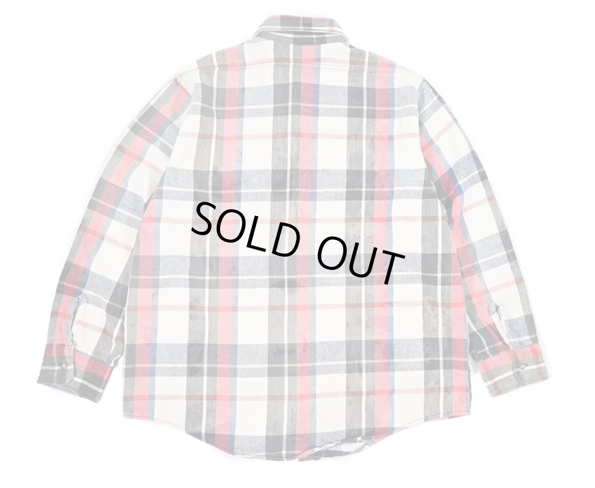 画像2: Used Frostproof Bleached Heavy Flannel Shirt made in USA (2)