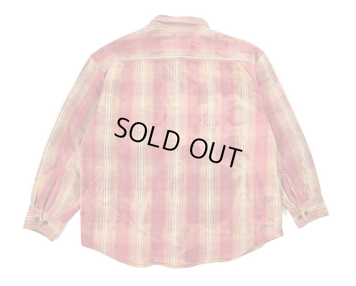 画像2: Used St John's Bay Bleached Heavy Flannel Shirt (2)