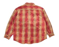 画像2: Used St John's Bay Bleached Heavy Flannel Shirt (2)