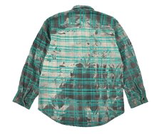 画像2: Used Dickies Bleached Heavy Flannel Shirt (2)
