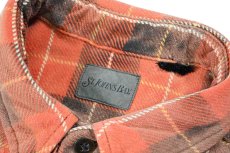 画像5: Used St John's Bay Bleached Heavy Flannel Shirt (5)