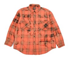 画像1: Used St John's Bay Bleached Heavy Flannel Shirt (1)