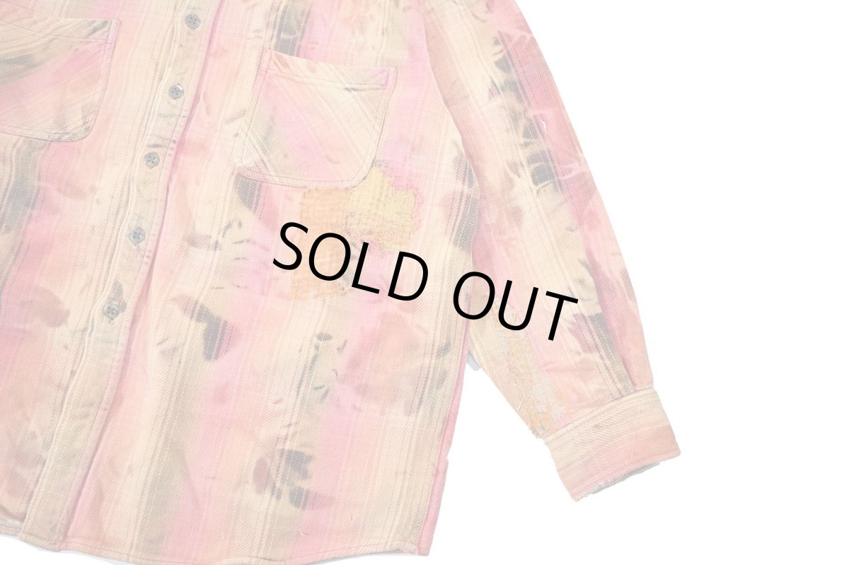 画像4: Used St John's Bay Bleached Heavy Flannel Shirt (4)