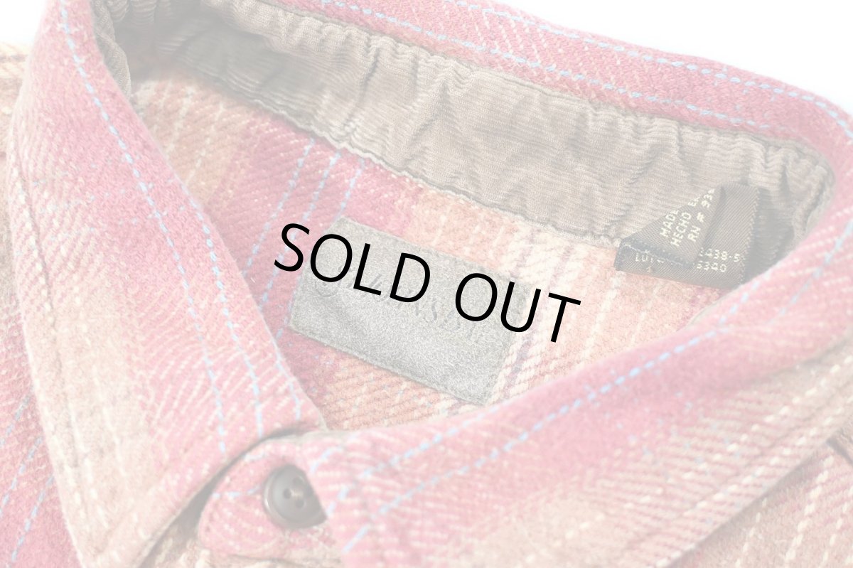 画像5: Used St John's Bay Bleached Heavy Flannel Shirt (5)