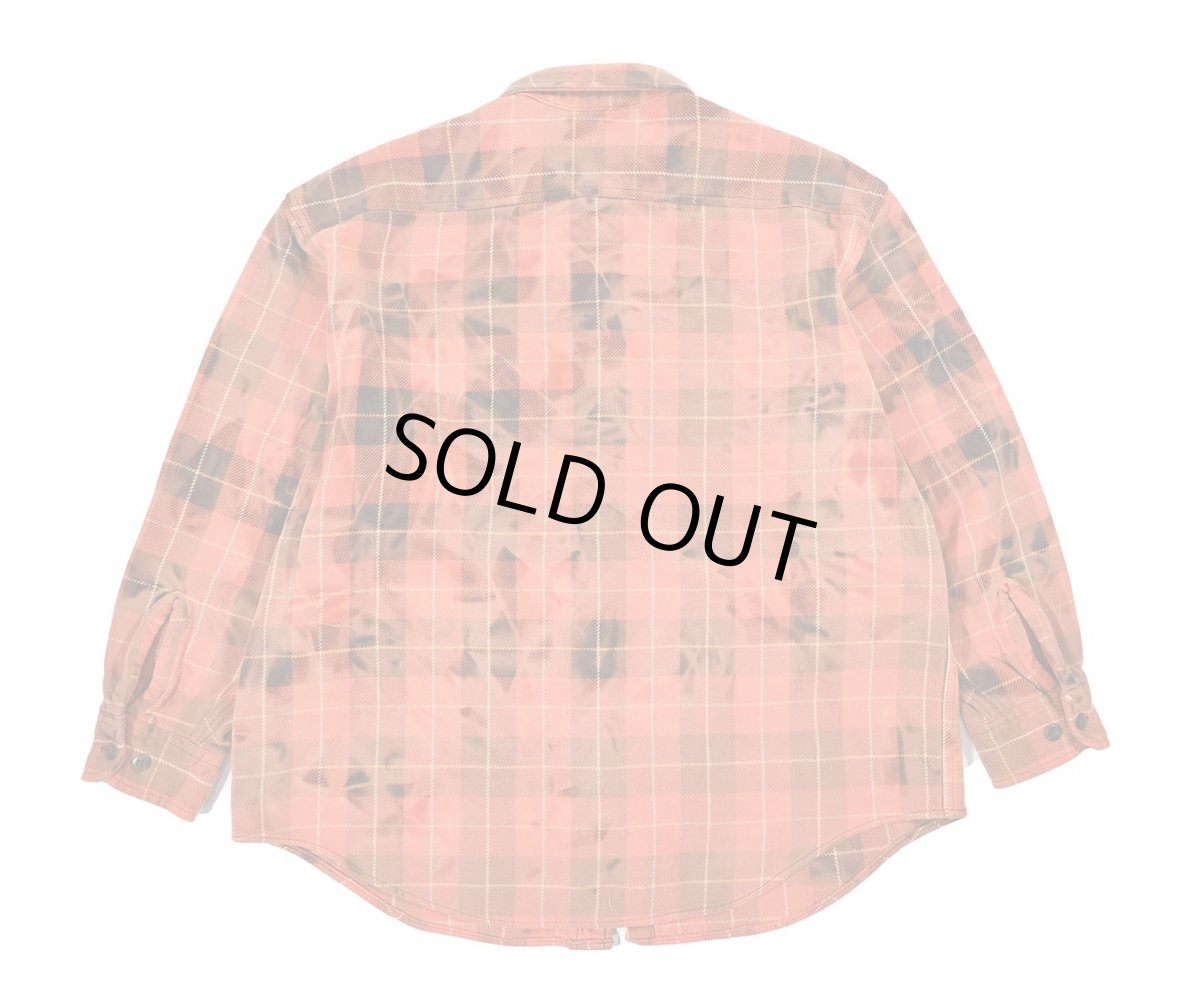 画像2: Used St John's Bay Bleached Heavy Flannel Shirt (2)