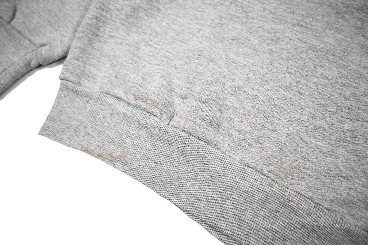 画像3: Used Fruit of the Loom Raglan Sleeve Blank Sweat Shirt Grey made in USA (3)