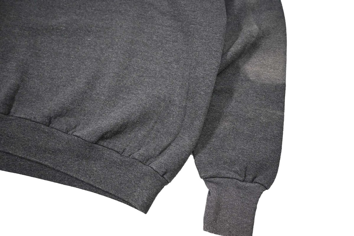 画像3: Used Jerzees Raglan Sleeve Blank Sweat Shirt Charcoal made in USA (3)