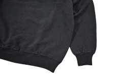 画像3: Used Hanes Raglan Sleeve Blank Sweat Shirt Black made in USA (3)