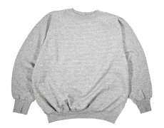 画像1: Used Hanes Raglan Sleeve Blank Sweat Shirt Grey made in USA (1)