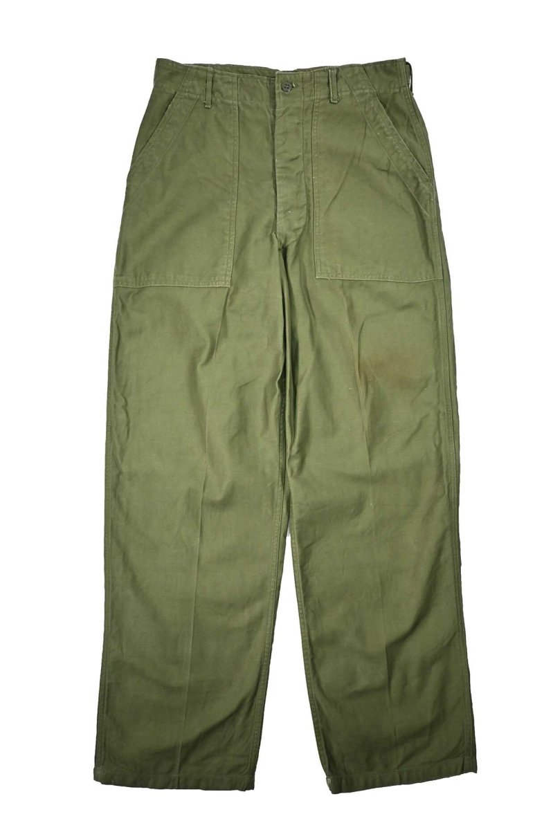 画像1: Used Us Army OG-107 Utility Trouser (1)