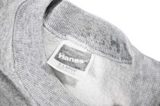 画像4: Used Hanes Raglan Sleeve Blank Sweat Shirt Grey made in USA (4)