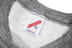 画像4: Used Jerzees Raglan Sleeve Blank Sweat Shirt Grey made in USA (4)