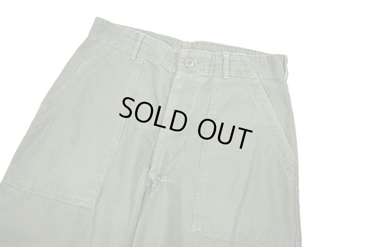画像2: Used Us Army OG-107 Utility Trouser (2)