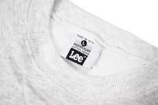 画像4: Used Lee Raglan Sleeve Blank Sweat Shirt Ash made in USA (4)