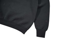 画像3: Used Fruit of the Loom Raglan Sleeve Blank Sweat Shirt Black made in USA (3)