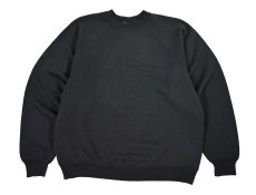 画像1: Used Discus Raglan Sleeve Blank Sweat Shirt Black made in USA (1)