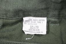 画像6: Used Us Army OG-107 Utility Trouser (6)