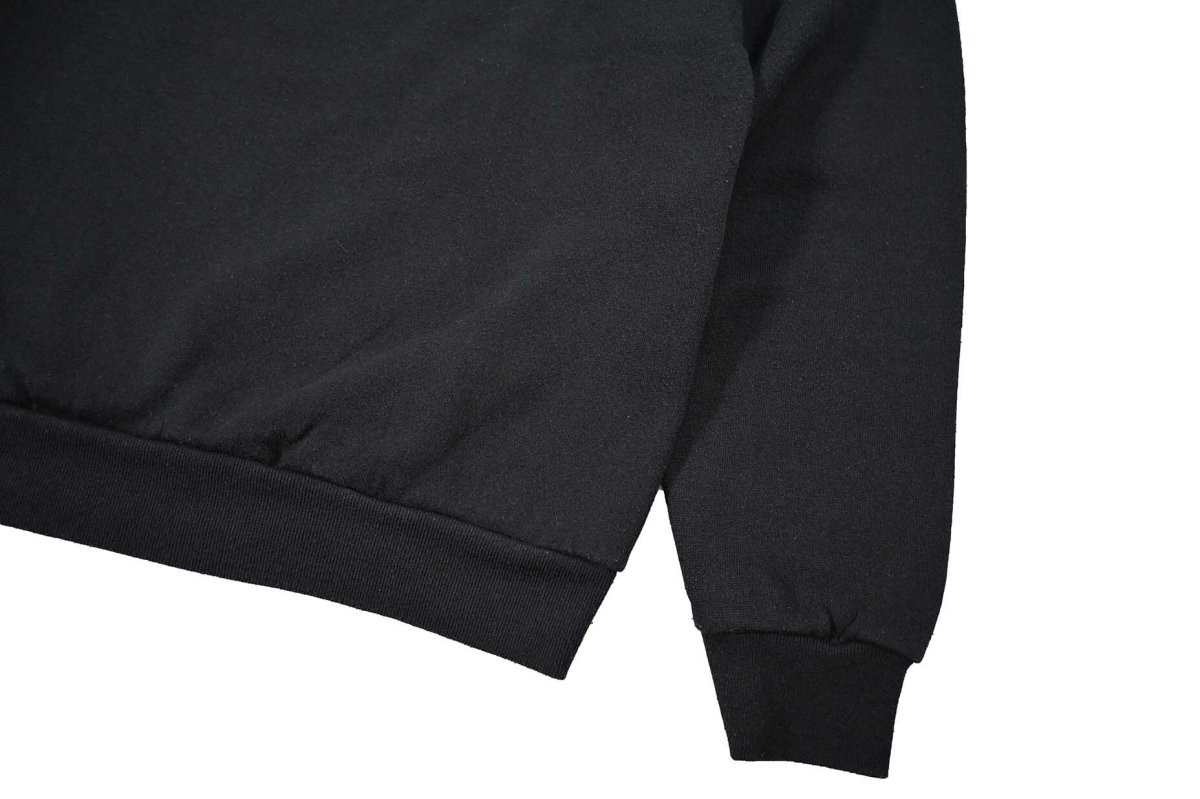画像3: Used Tultex Raglan Sleeve Blank Sweat Shirt Black made in USA (3)