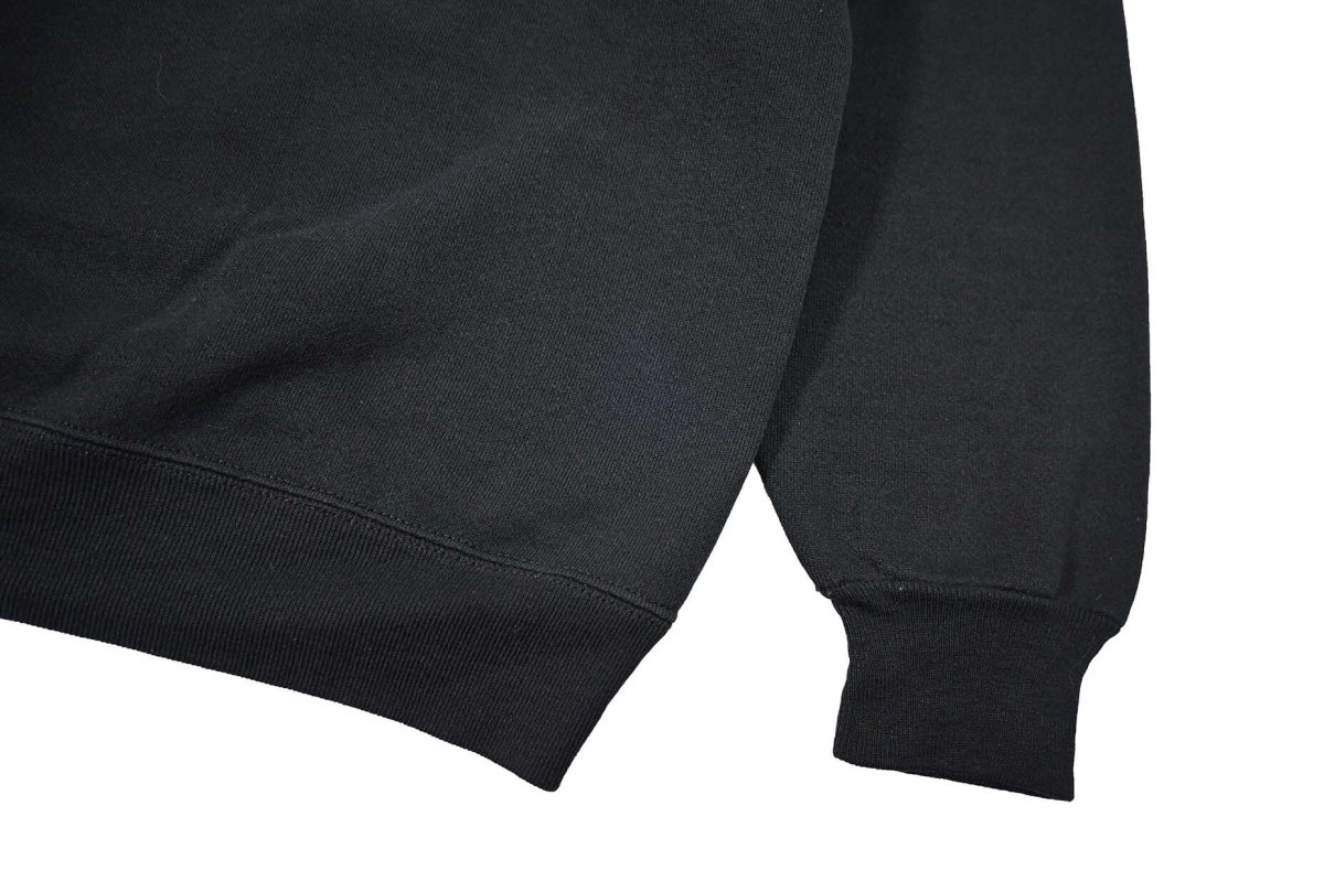 画像3: Used Discus Raglan Sleeve Blank Sweat Shirt Black made in USA (3)